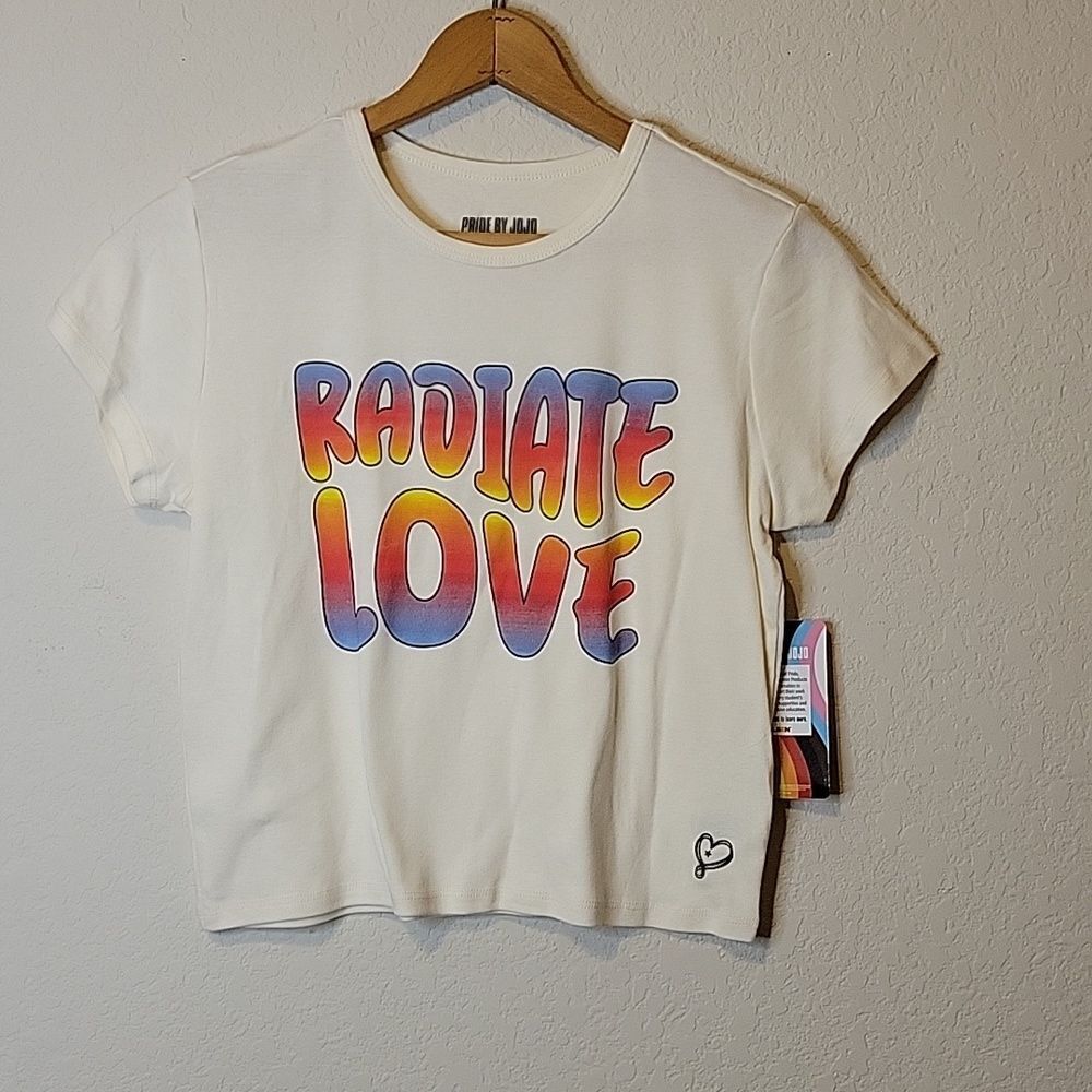 NWT- Pride by JoJo Radiate Love t-shirt